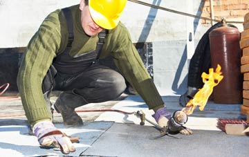 Wynds Point flat roof construction